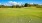 a golf course with golf balls