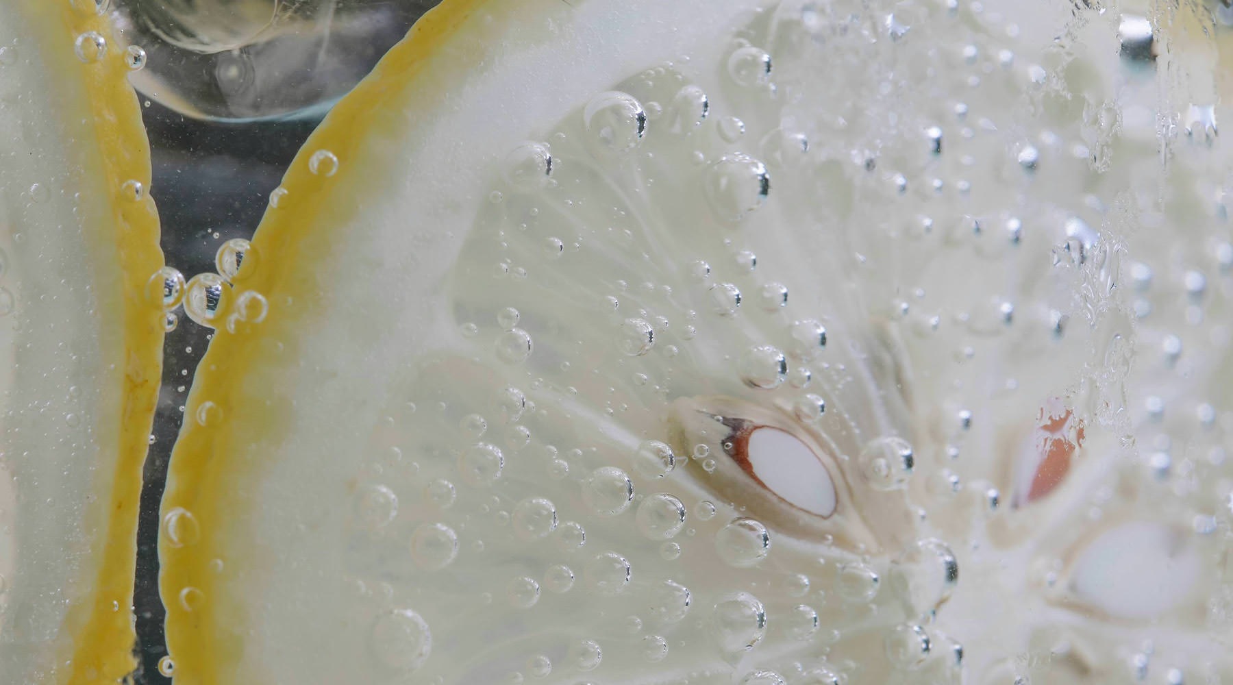 A Serene Sanctuary Awaits lemons in seltzer water
